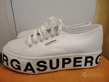 scarpe da ginnastica SUPERGA numero 39 bianche 