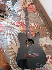 FENDER TELECOUSTIC - Chitarra elettroacustica Nera