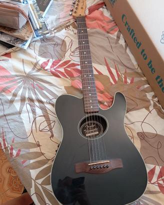 FENDER TELECOUSTIC - Chitarra elettroacustica Nera
