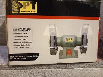 MOLA DA BANCO CON DUE DISCHI DIAMETRO 150 MM