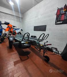 Carrello Cresci TATS porta moto 3 corsie frenato