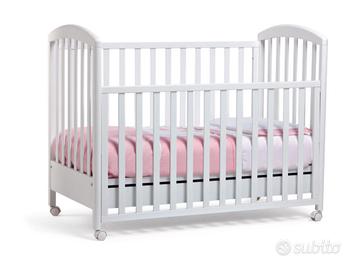 Lettino Alice in legno bianco