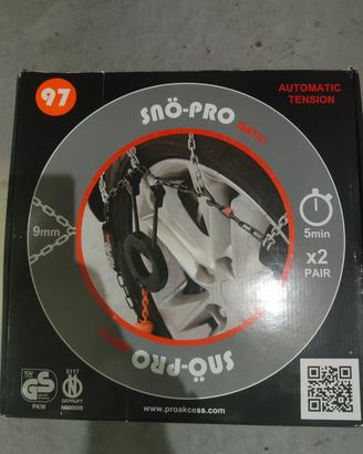 Catene da neve Snö pro matic 9mm  15 16 17 18 i