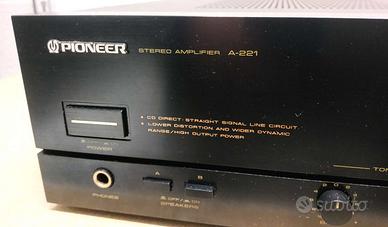 PIONEER Amplificatore A-221 e Lettore CD PD-102