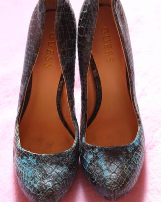 Décolleté Guess tg 36  effetto pitonato 