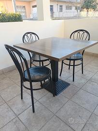 tavoli 90x90 con sedie
