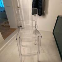 Sgabello Scab Design trasparente