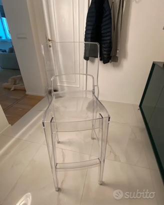 Sgabello Scab Design trasparente