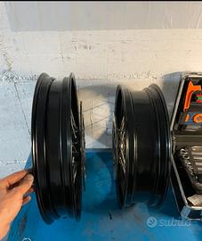 Tubeless cerchi a raggi moto 