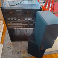 Stereo giradischi doppia cassetta radio 1986