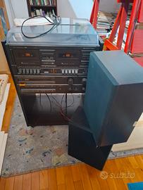 Stereo giradischi doppia cassetta radio 1986