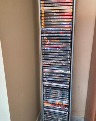 Lotto DVD film + porta DVD verticale oltre 50
