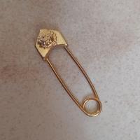 Spilla safety pin vintage Versace color oro
