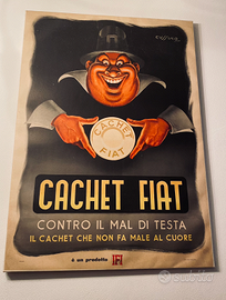 Manifesto pubblicitario Cachet Fiat Cussino 1959