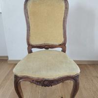 Sedia in stile Luigi XV