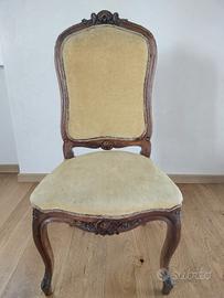 Sedia in stile Luigi XV