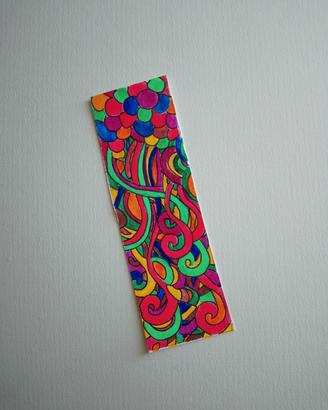 segnalibro dipinto a mano 