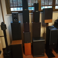 Stereo hi fi casse diffusori amplificatori