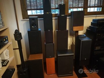 Stereo hi fi casse diffusori amplificatori