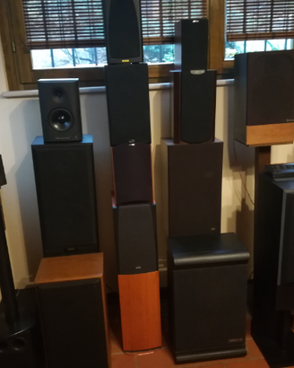 Stereo hi fi casse diffusori amplificatori