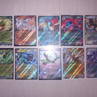 Lotto di 10 Carte Pokemon Ita Rare EX Holo