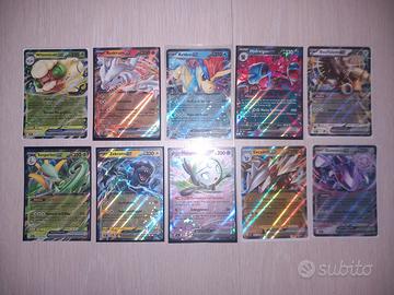 Lotto di 10 Carte Pokemon Ita Rare EX Holo