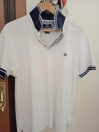 Polo bianca Cotton &Silk