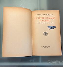 Le truppe italiane in Francia - 1930