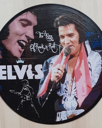 Vinile 33 giri da parete omaggio a Elvis Presley 
