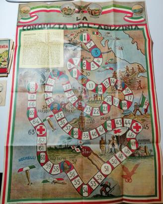 Gioco CARTACEO la conquista dell'abissinia 1936