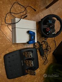 Logitech g29 completo più ps4 con controller