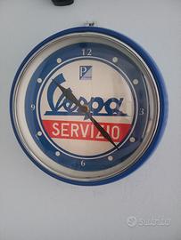 orologio da muro con logo Vespa Piaggio