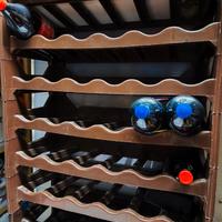 Cantinetta vino plastica 6 bottiglie x 18 pezzi 