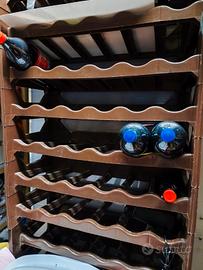Cantinetta vino plastica 6 bottiglie x 18 pezzi 