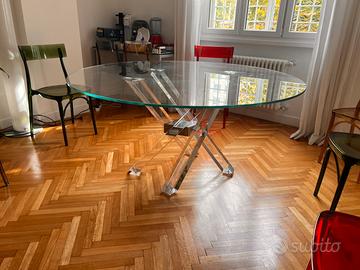 Tavolo Riflessi Shanghai in Cristallo