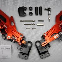 Pedane Arretrate KTM Duke 125 / 200 /390 2011 2016