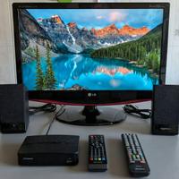 TV Monitor LG 22" Full HD + Decoder T2 + Casse