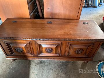 cassa panca legno