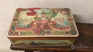 Scatola biscotti in metallo Lazzaroni