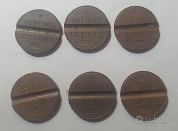 LOTTO 6 GETTONI TELEFONICI
