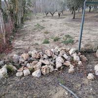 Sassi decorazione giardino 