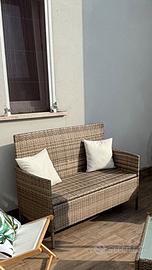 vidaXL Panca da Giardino -montata