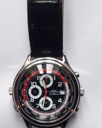 orologio uomo cronografo M.& M