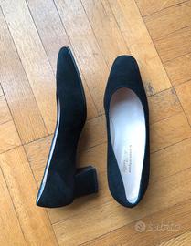 Scarpe donna décolleté blu e nere