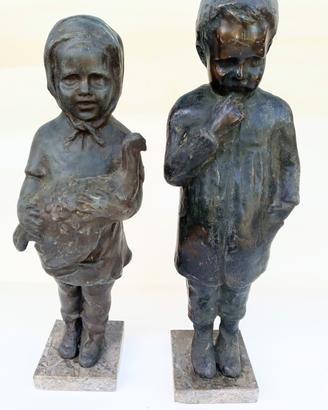 scugnizzi bronzo di g. de martino primi 900