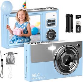 titolo:Fotocamera digitale per bambini 4K da 64 MP