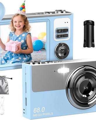 titolo:Fotocamera digitale per bambini 4K da 64 MP