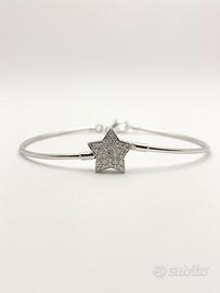 Bracciale oro 18KT con diamanti naturali 0.40 VS H