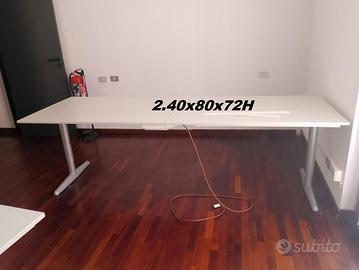 scrivania tavolo da ufficio 240x80