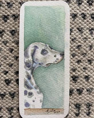 Segnalibro dipinto a mano - Dalmata